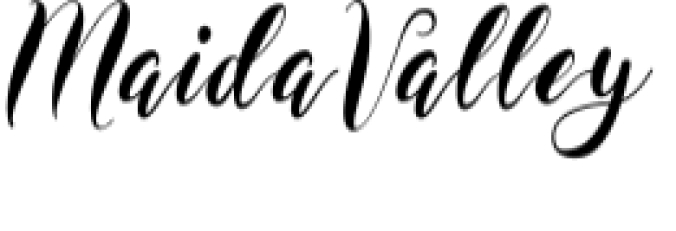 Maida Valley Font Preview