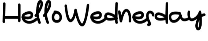 Hello Wednesday Font Preview