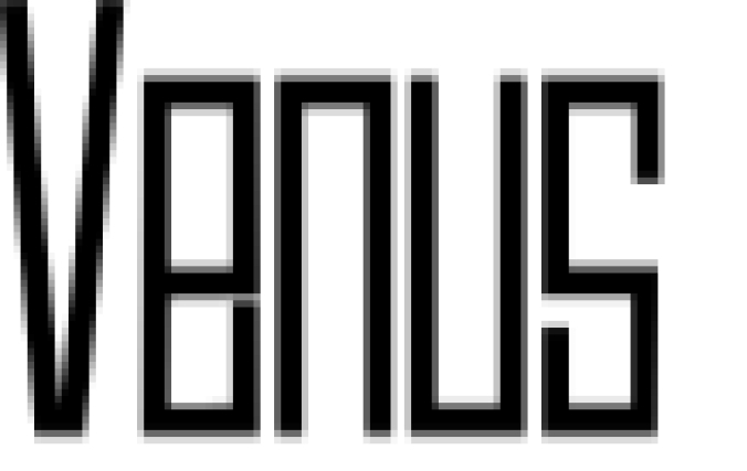 Venus Font Preview