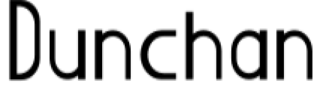 Dunchan Font Preview