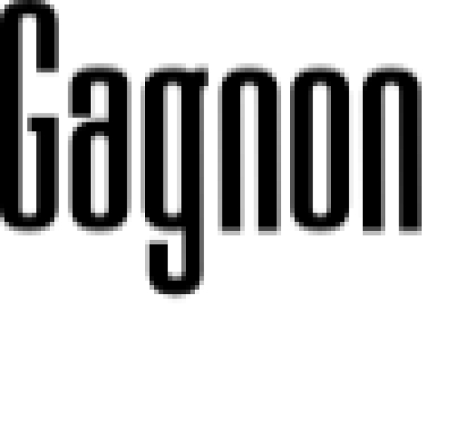 Gagnon Font Preview