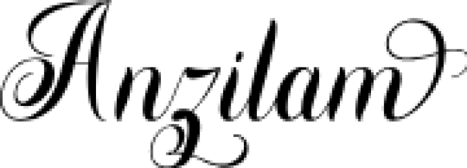 Anzilam Font Preview