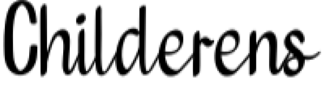Childeren's Font Preview