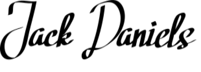 Jack Daniels Font Preview