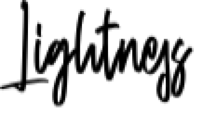 Lightness Font Preview