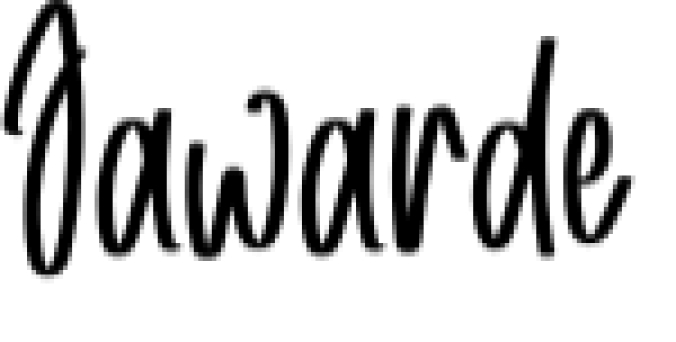 Jawarde Font Preview