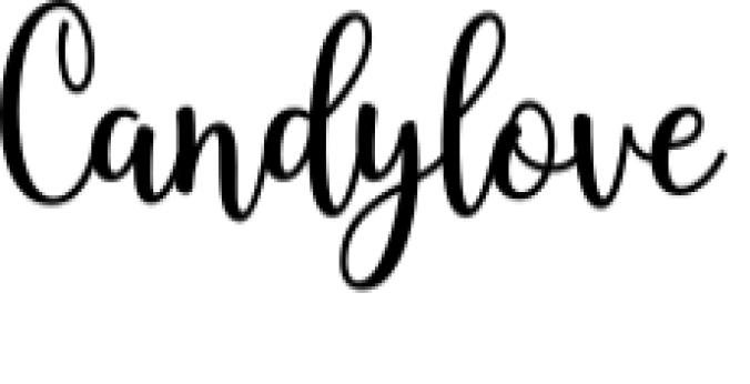 Candylove Font Preview