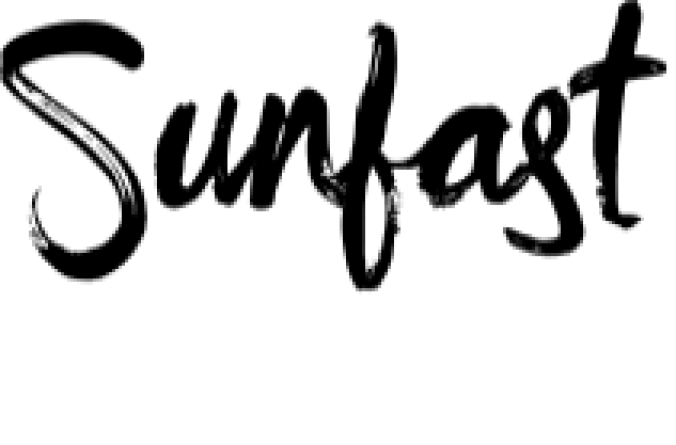 Sunfast Font Preview