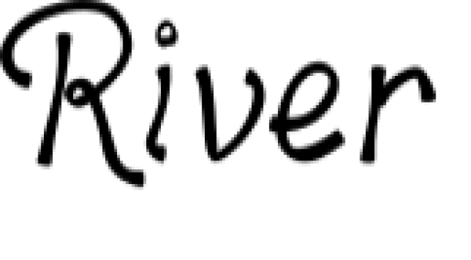 River Font Preview