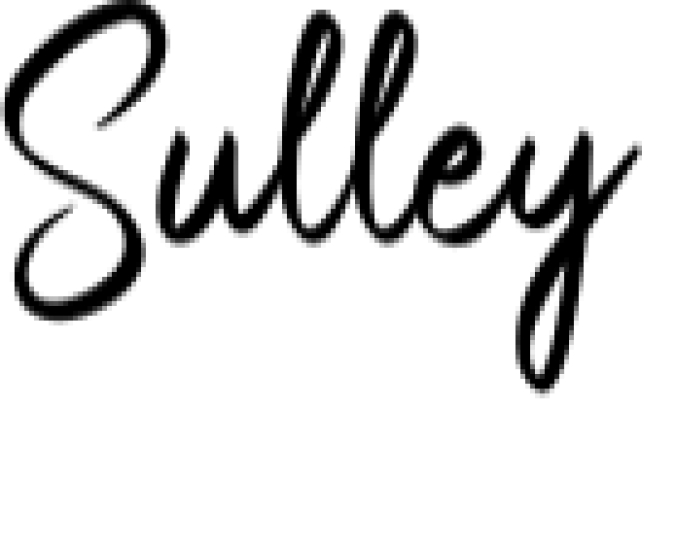 Sulley Font Preview