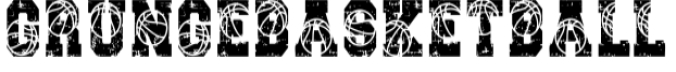 Grunge Basketball Font Preview