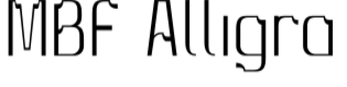 Alligra Font Preview