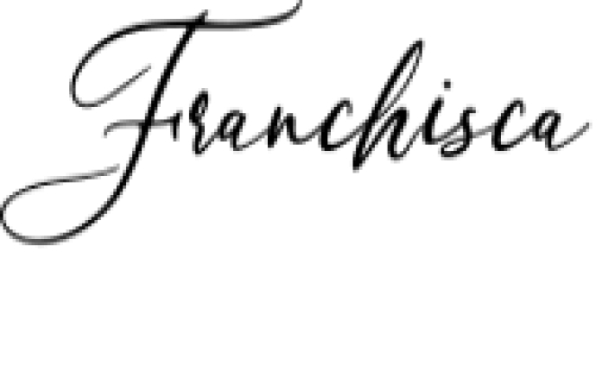 Franchisca Font Preview