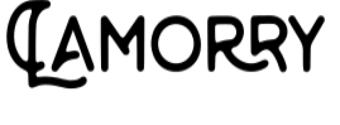 Lamorry Font Preview