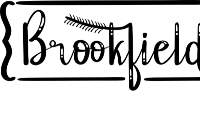 Brookfield Font Preview
