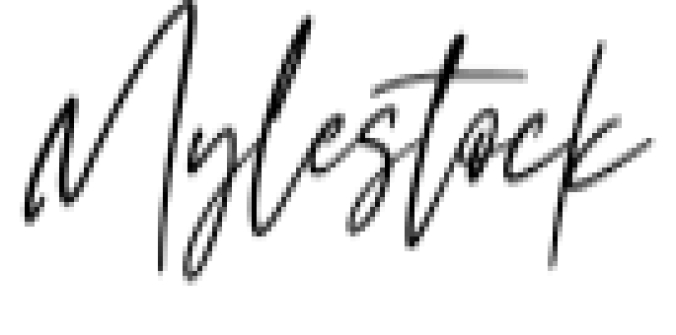 Mylestock Font Preview