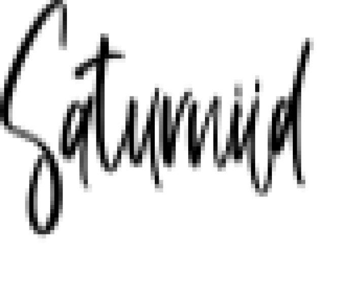 Saturniid Font Preview