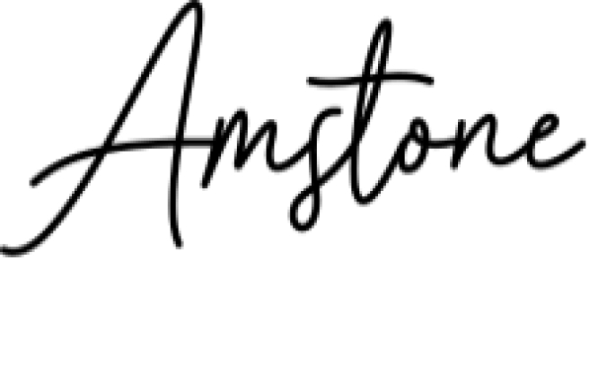 Amstone Font Preview