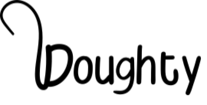 Doughty Font Preview