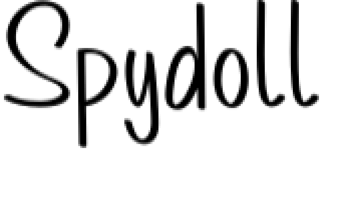 Spydoll Font Preview