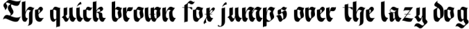 ED Morrigan typeface Font Preview