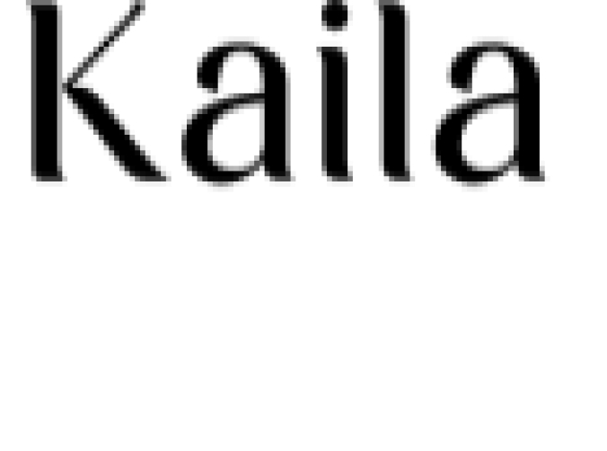 Kaila Font Preview