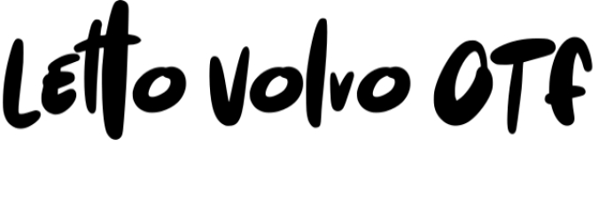 Letto Volvo Font Preview