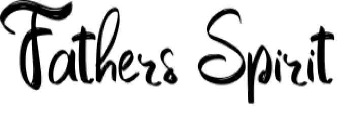 Fathers Spirit Font Preview