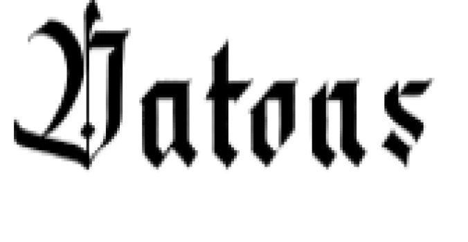 Datons Font Preview