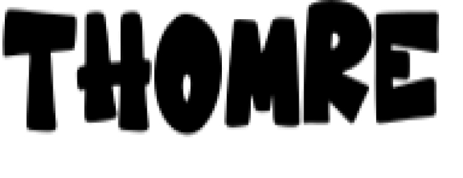 The Thomre Font Preview