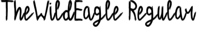 The Wild Eagle Font Preview