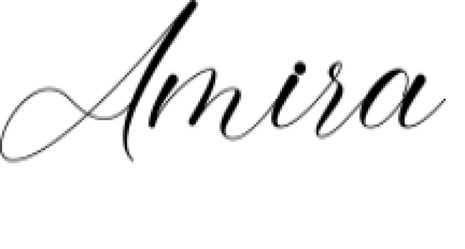Amira Font Preview