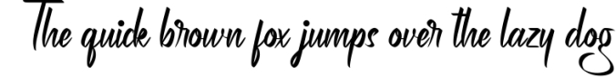 Thundering Font Preview