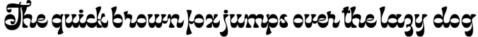 Reverse Vintage Font Preview