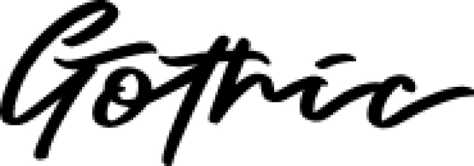 Gothic Font Preview