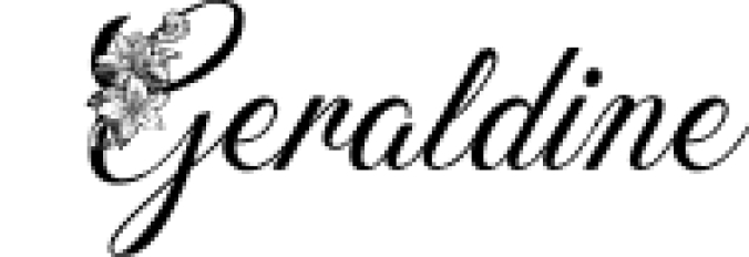 GERALDINE Font Preview
