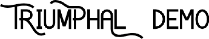 Triumphal Font Preview