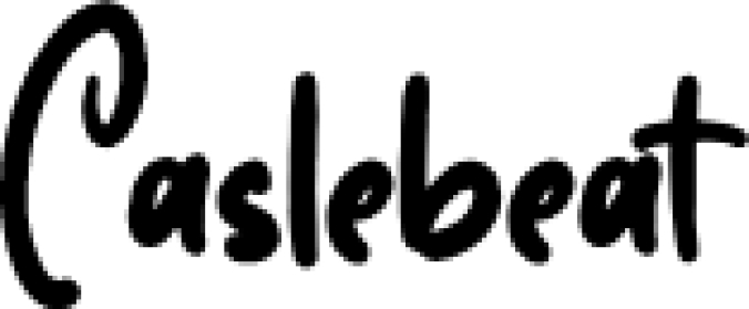 Caslebea Font Preview