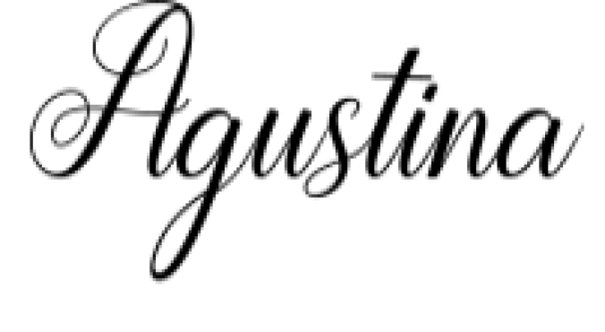Agustina Font Preview