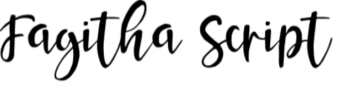 Fagitha Font Preview