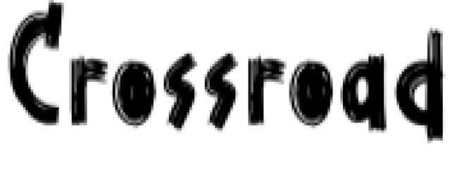 Crossroad Font Preview