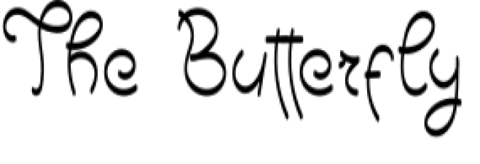 The Butterfly Font Preview