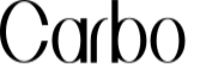 Carbo Font Preview