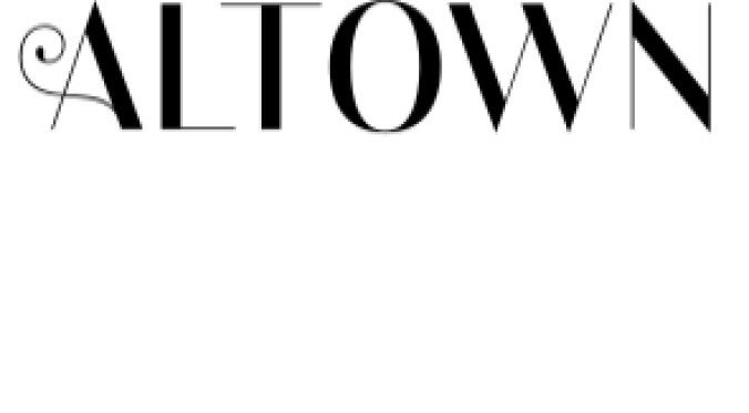 Altown Font Preview