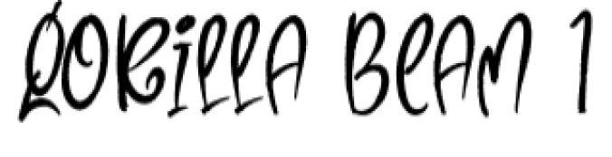 Gorilla Beam Font Preview