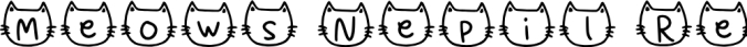 Meows Nepil Font Preview