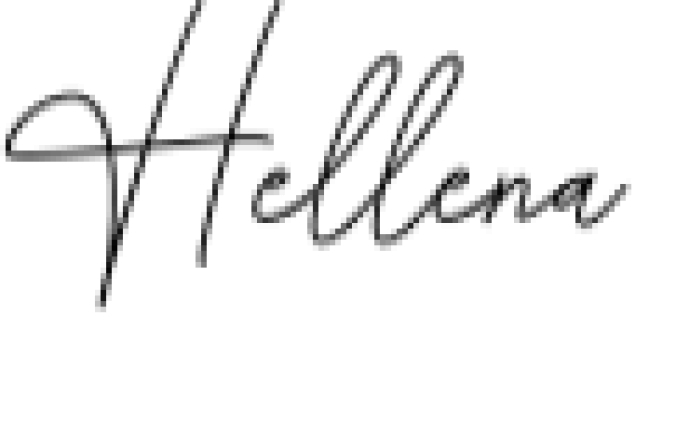 Hellena Font Preview