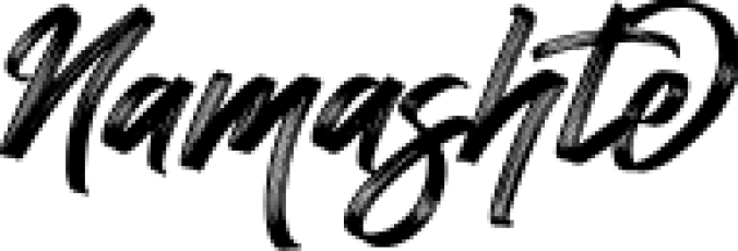 Namashte Font Preview