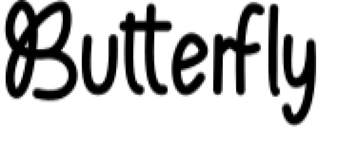 Butterfly Font Preview