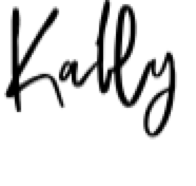 Kally Font Preview